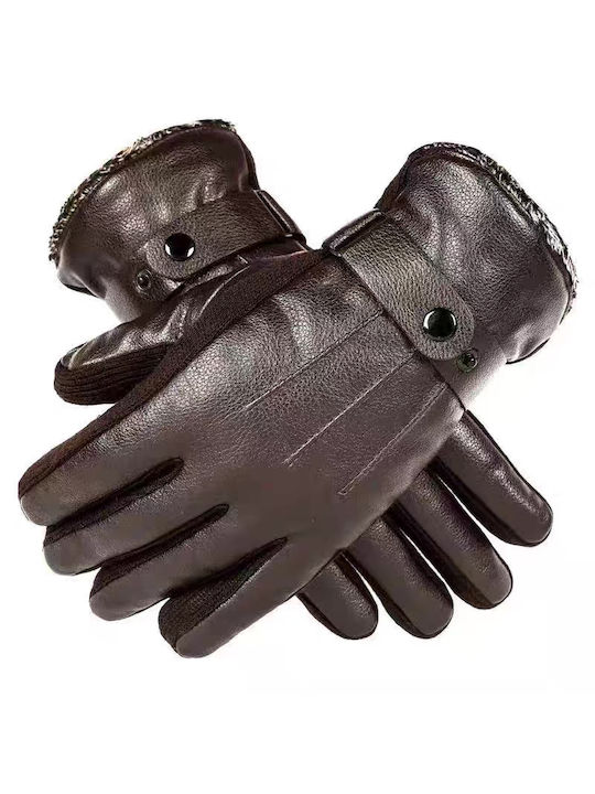 Braun Leder Handschuhe