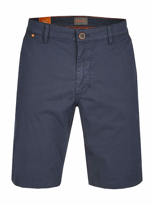 Hattric Ανδρική Βερμούδα Chino Navy Μπλε