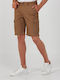 Basefield Men's Shorts Cargo Brown