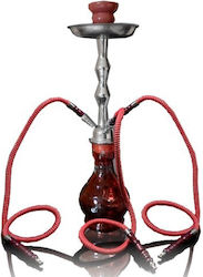 Mado Ναργιλές Shisha Διπλός Κόκκινος 46cm Mado Ναργιλές Shisha Διπλός Κόκκινος 46cm