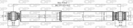Open Parts Set Shock Absorbers 1pcs for Mercedes-Benz V