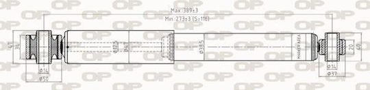 Open Parts Αμορτισέρ 1τμχ για Mercedes-Benz Vito