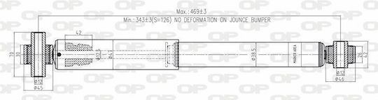 Open Parts Сет амортисьори 1бр за Ford Focus