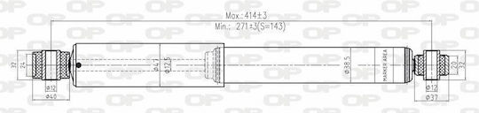Open Parts Set Shock Absorbers 1pcs for Opel Agila Subaru Justy