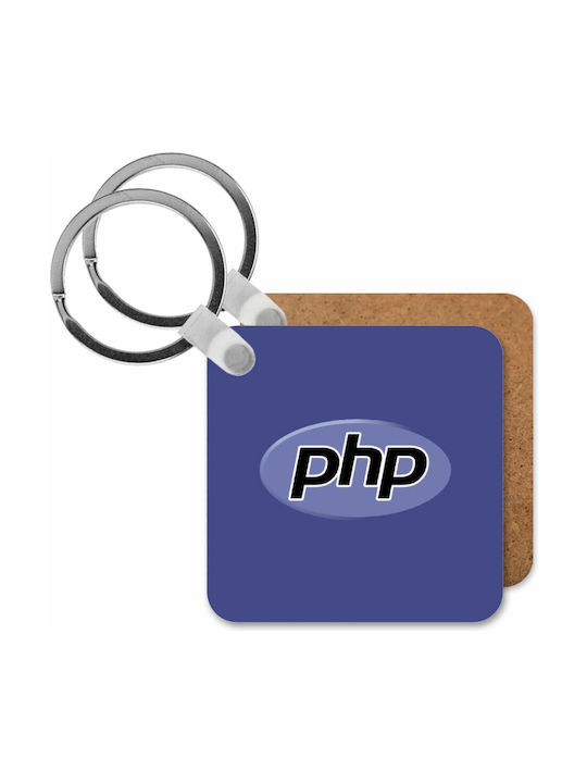 Keychain Portofel Php Lemn