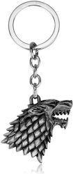 Breloc Lupul Casei Stark Jocul Tronului Nuanta Argintie Game Thrones Wolf Keychain Silver Tone Molfs Breloc Lupul Casei Stark Jocul Tronului Nuanta Argintie Game Thrones Wolf Keychain Silver Tone Molfs