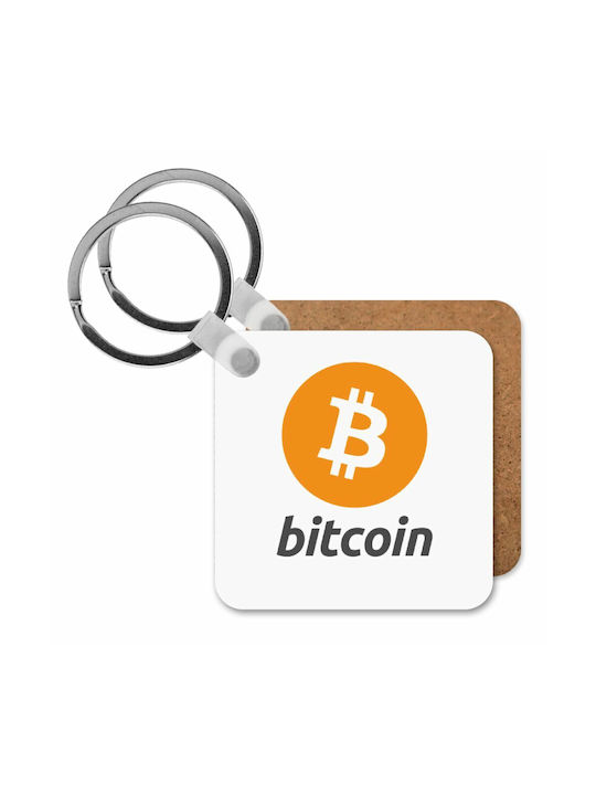 Keychain Portofel Bitcoin Lemn