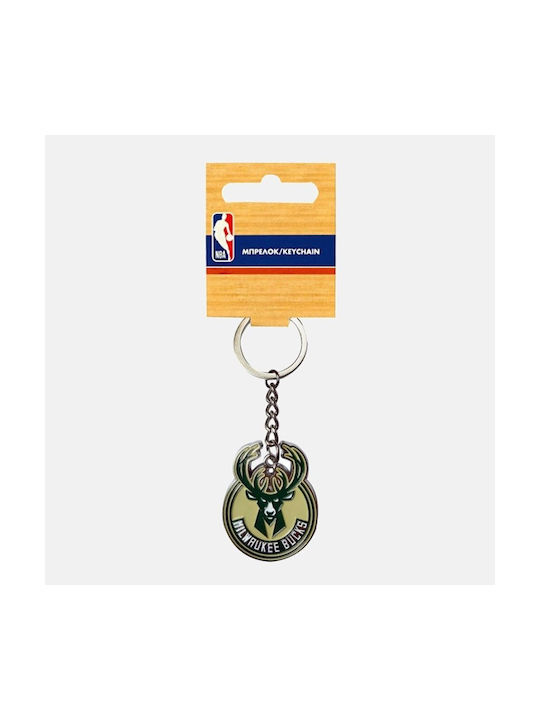 Keychain Nba Metallic Team Black