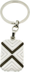 Arapinis Metallic Silver Keychain