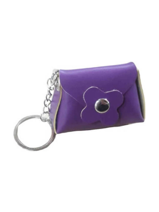 Schlüsselanhänger Brieftasche Lila