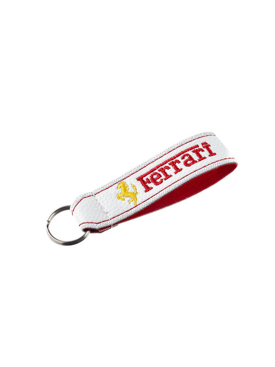 Keychain Fabric White