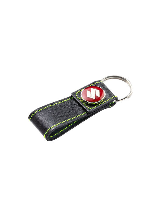 Keychain Leather Green