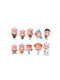 Family Keychain Plastic