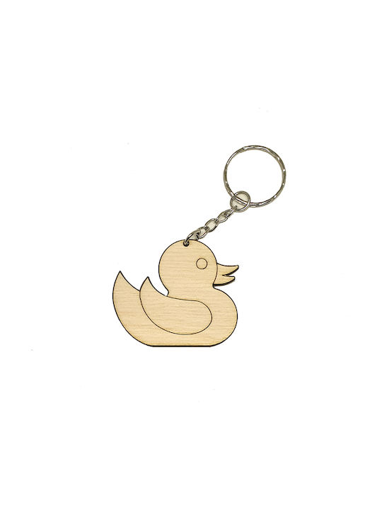 Woodseason Keychain Lemn