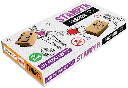 Purple Cow Ștampile pentru copii de 6+ ani+ ani 36buc