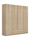Τετράφυλλη Ντουλάπα με Πατάρι 202x60x233cm