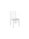 Kitchen Polypropylene Chair White 43.5x51.5x90.5cm