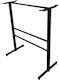 Baza mesei de bar din Metal în Culoare Negru 95x50x89cm