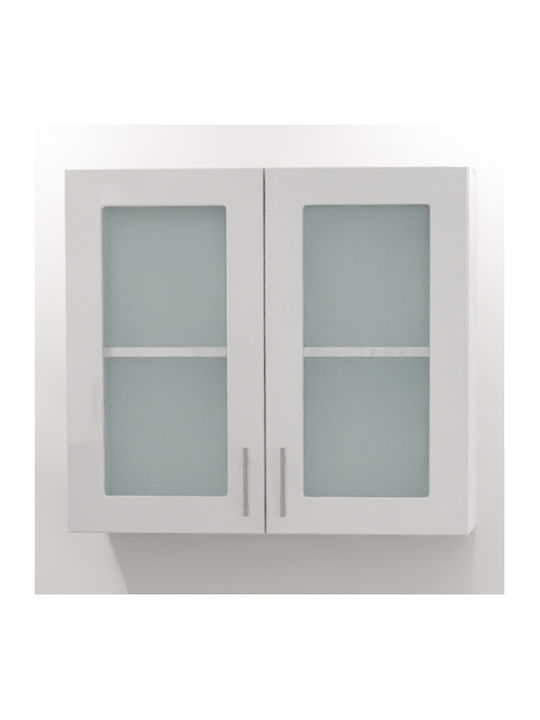 Cabinet de bucătărie Agățat 80x30x72cm Glamour White