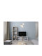 Unitate TV pentru sufragerie Victoria White-Sonoma L151xA30xÎ142cm