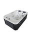 Acrylic Bathtub with Hydromassage 192x127cm
