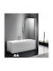 Axis X850T-100 Fixed Side Bathtub 85x140cm Chrome