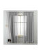 Saray Home Κουρτίνα με Τρέσα Γκρι 140x280εκ.