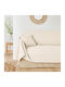 La Redoute Interieurs Sesselüberwurf Jacquard 150x150cm Beige