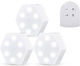 LED Emergency Light Spot with Battery Powered, Photocell and Remote Control 3pcs