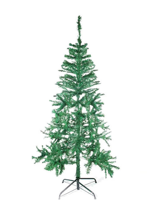 Christmas Green Tree with Metallic Base H210cm