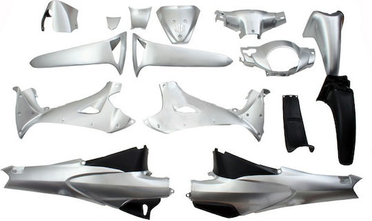 Set de Piese din Plastic pentru Motocicletă pentru Honda Innova 125 Argintiu 1buc