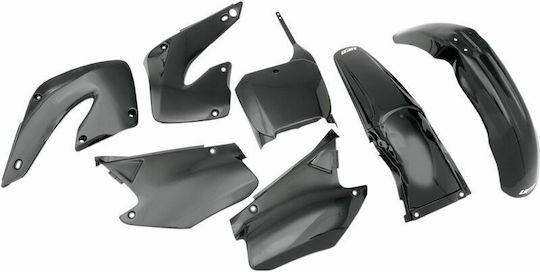 UFO Σετ Πλαστικά Μοτοσυκλέτας για Honda CR 250 / CR 125 Μαύρο