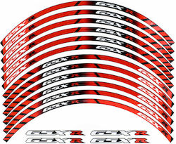 Aufkleber-Set Gsx-r Rot Aufkleber-Set Gsx-r Rot