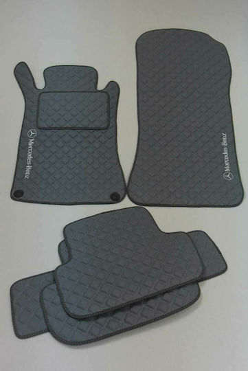 Car Mats Leather Mercedes Benz CLK W209 Set of 5 Pieces