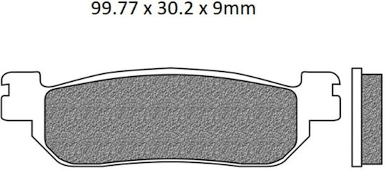 Aspira Motorradbremsbeläge Vorderseite Für Yamaha Krypton