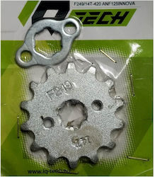 IQ Tech Front Sprocket for Honda Innova 125 for Kawasaki ZX 130 for Kymco Jetix 125