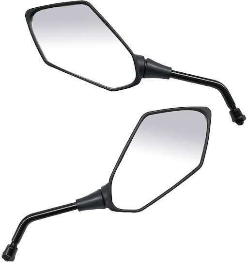 Motorcycle Mirrors Black 2pcs