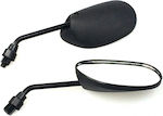 Motorcycle Mirror Black 1pc