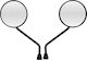 Motorcycle Mirrors Black 2pcs