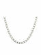 Goldjewels Αλυσίδα Λαιμού από Ατσάλι Φαρδιά Πάχους 7mm και Μήκους 60cm