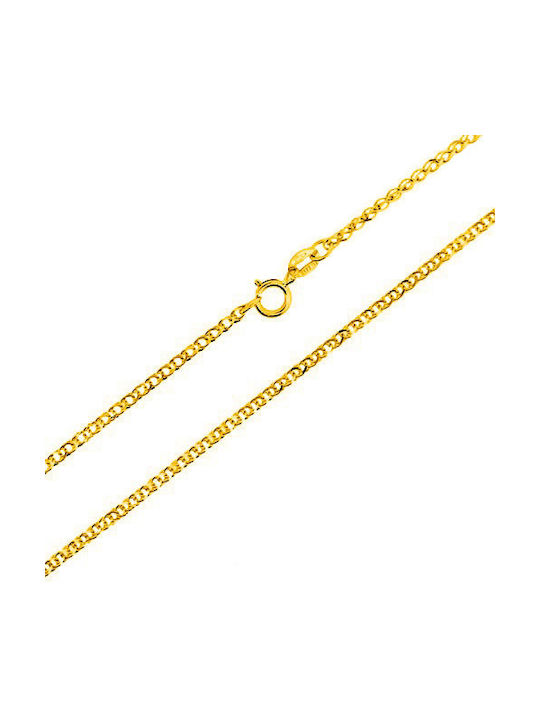 Damen Goldene Kette Nacken 14K