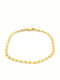 Damen Goldene Kette Hand 14K Länge 19cm