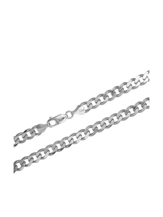Luxor Ασημένια Αλυσίδα Λαιμού Μήκους 55cm