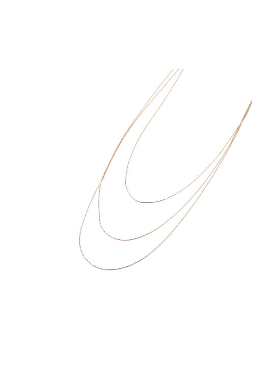 Silver Chain Neck Gold-plated Length 60cm