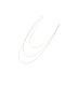 Silver Chain Neck Gold-plated Length 60cm