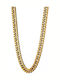 SOFI Chain Neck made of Steel Gold-plated Wide Thickness 10.3mm and Length 60cm