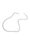 Tribute Silver Chain Neck Thin Thickness 1mm and Length 45cm