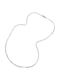 Tribute Silver Chain Neck Thin Thickness 1.5mm and Length 40cm
