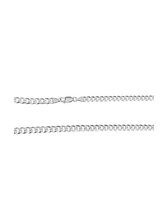 Silver Chain Neck Length 50cm