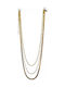 Tatu Moyo Chain Neck Spiral made of Steel Gold-plated